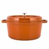 Staub Pico Cocotte Round 28cm Cinnamon (11028806) - Enameled Pot with Handles, Rund Brater Cinnamon. Stylish pot, cookware, and kitchenware.