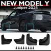 Брызговики для Tesla Новая Модель Y 2025 Запуск Juniper Без Сверления/Скотча Брызговики Крылья Брызговики Брызговики