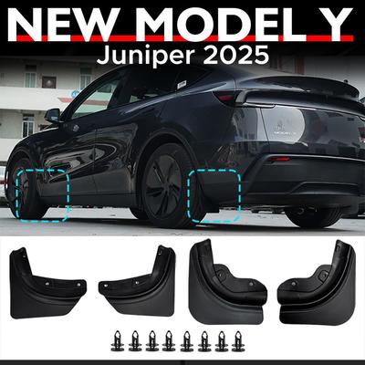 Брызговики для Tesla Новая Модель Y 2025 Запуск Juniper Без Сверления/Скотча Брызговики Крылья Брызговики Брызговики