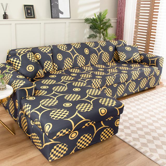 Sectional Sofa Covers Stretch Couch Slipcovers For L Shape Sectional Couch Chaise Sofa Furniture Protector Covers