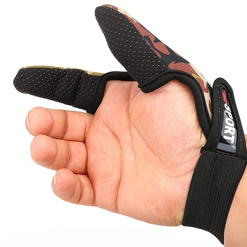 Перчатки для рыбалки с защитой 2 пальцев, дышащие, противоскользящие, противопорезные перчатки для рыбалки