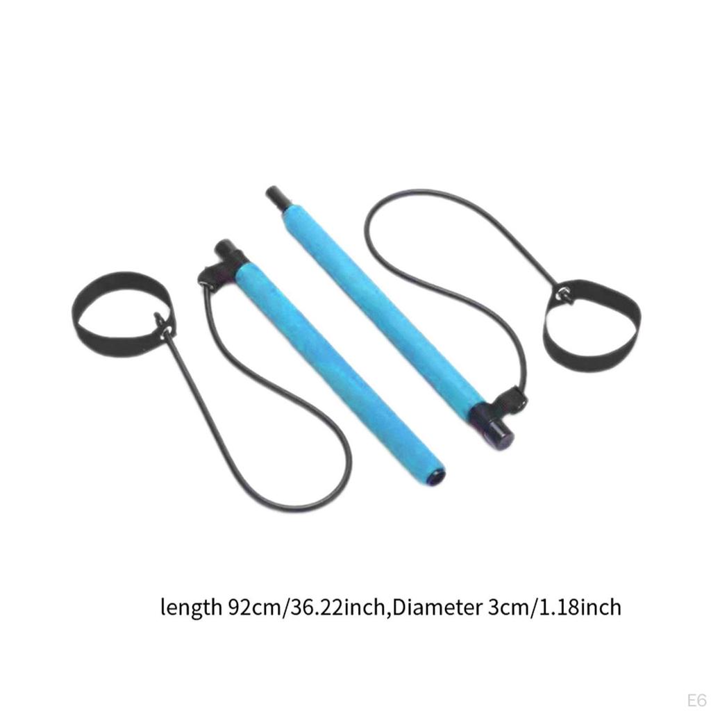 Секция пилатес-бара с эспандерами для домашнего фитнеса