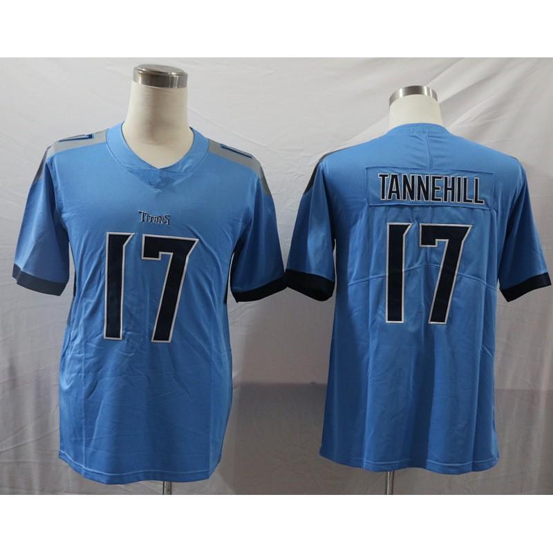 NFL Tennessee Titans Custom Embroidered Jersey Men Women Adult Sports Fan Apparel Lightweight Cotton Blend
