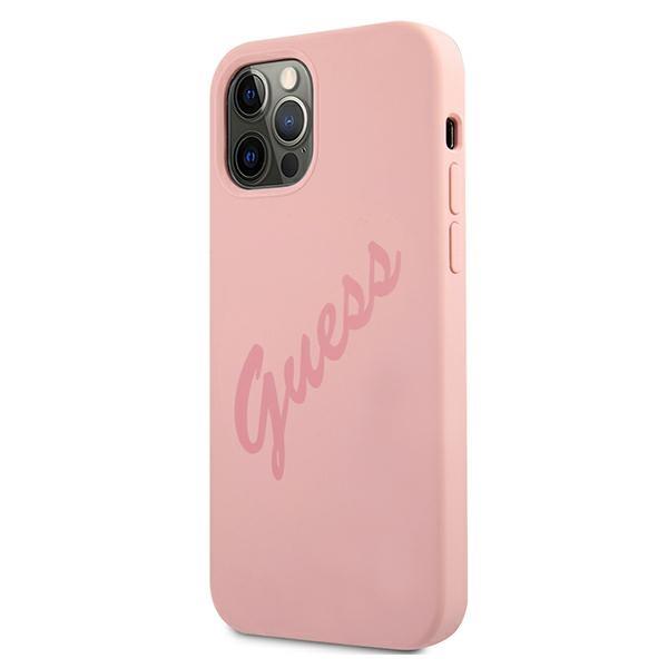 Guess Guhcp12Llsvspi Iphone 12 Pro Max6,7 Różowy/Pink Hardcase Script Vintage