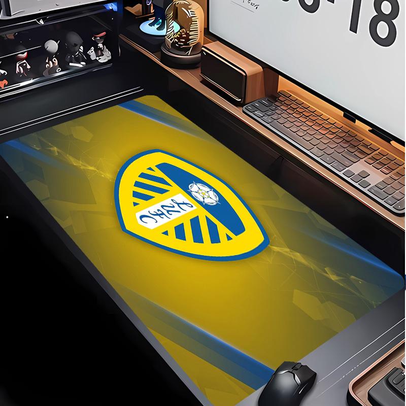 Leeds United Football Pattern Mouse Pad Non?Slip Rubber Base Gaming Mousepad For Desk Office Home