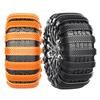 Universal Car Snow Chains Soft Rubber Grip Tire Friendly Jack Free Easy Install for Snow/Mud General-purpose Type for Sedans/SUV