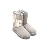 UGG Classic Short 2 Chopped Cow Suede Warm Durable Comfortable Versatile Short Snow Boots Women Boots Gray 1129231-CBB