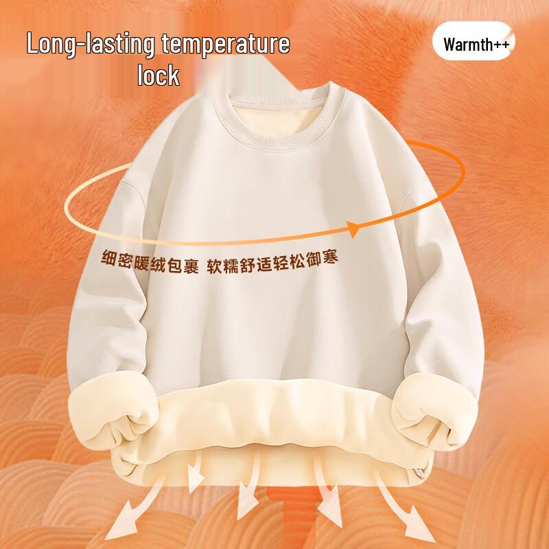 VANCL Men's Fleece-Lined Round Neck Sweatshirt