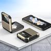 Цельный бронированный чехол с цветными блоками для Samsung Z Flip 6/5 - Модная складная защита