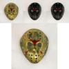 Frightening Jason Mask In White For Halloween Horror Cosplay And Costume Props