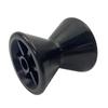 Bow Roller 3'/3.5' Boat Trailer Bow Professional Replace Parts Black Spare Parts High Performance Rubber Bow Roller Accessories