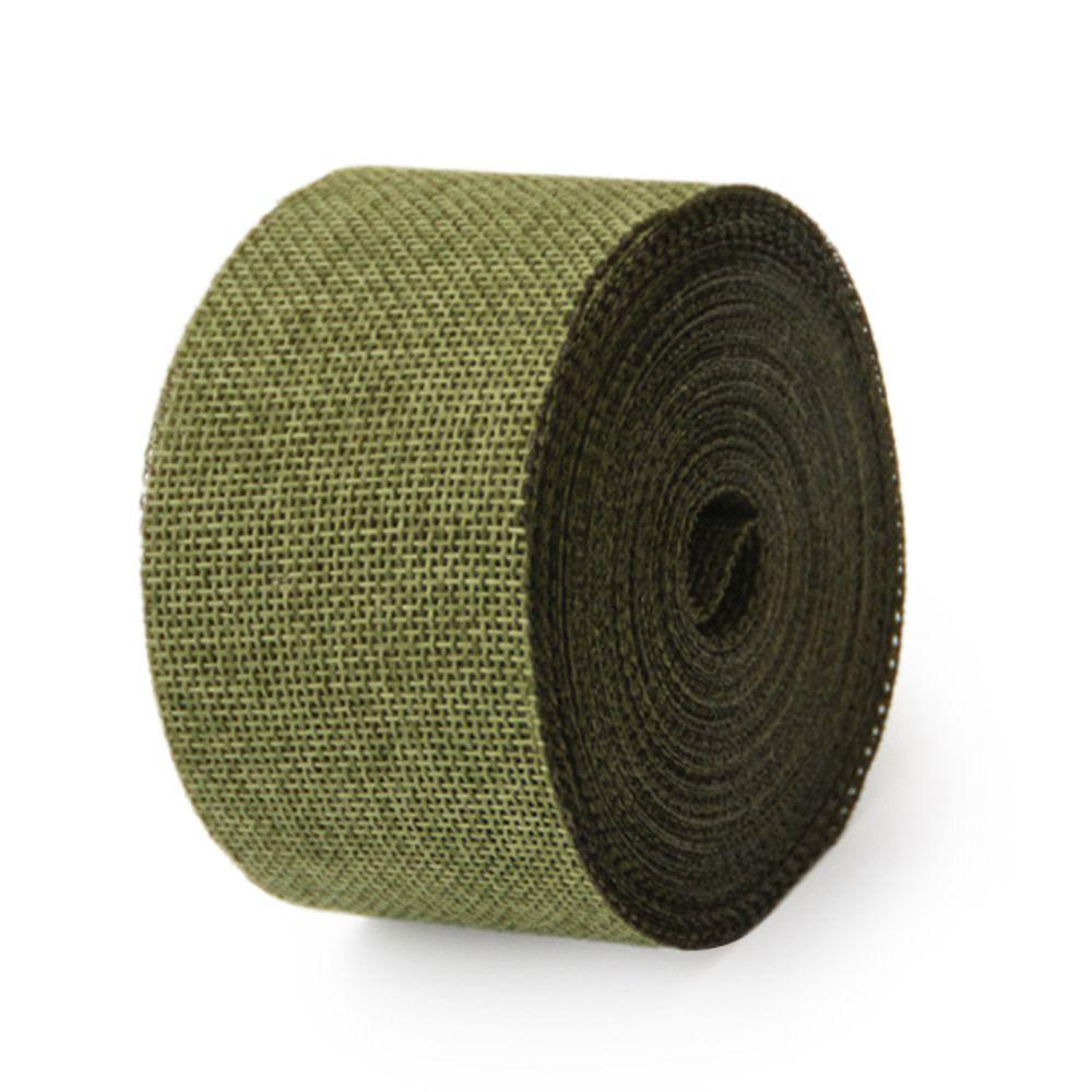 Home Decor Wedding Decoration Bag Wrapping Braided Burlap Ribbon Jute Burlap Ribbon Gift Packing