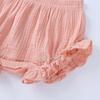 Baby Pumpkin 2 Gauze Over Training Pants or Summer Pink White 70 [KISBINI] Clothes, Overpants, Bloomers, Shorts, Pants, Underwear, Pieces, Cotton,