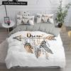 Комплект постельного белья Dream Catcher Элегантный пододеяльник в стиле бохо Queen Twin Полное этническое одеяло Single Double King Покрывало для кровати
