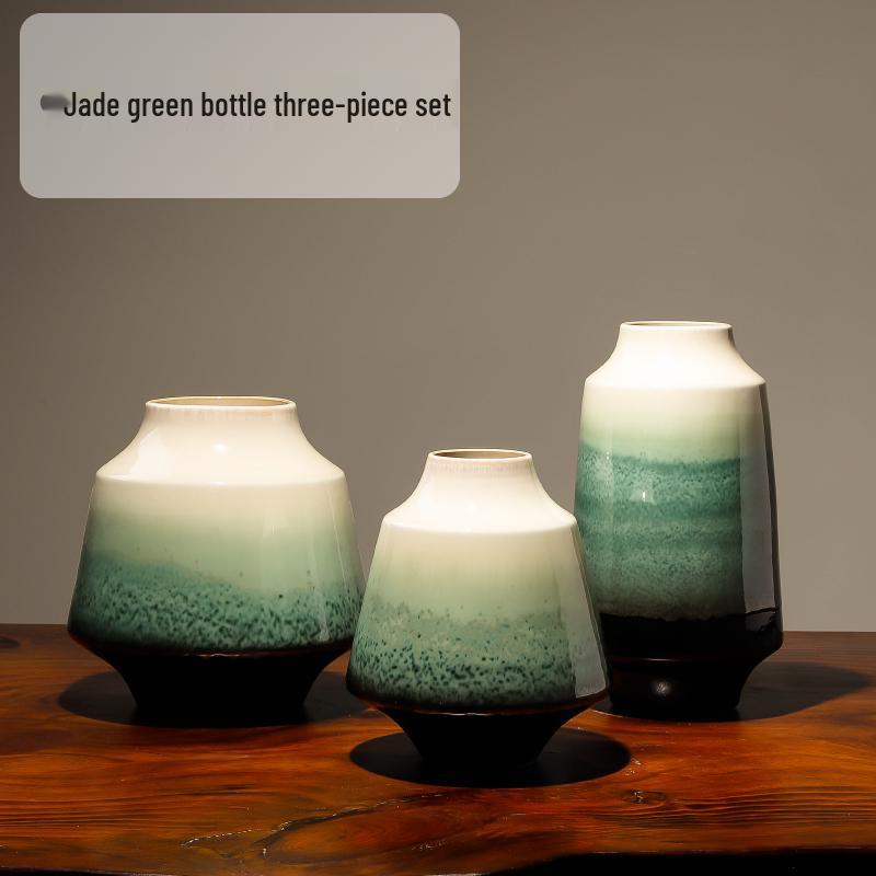 Zen-Inspired Dried Flower Vase for Dining Table and Living Room Display