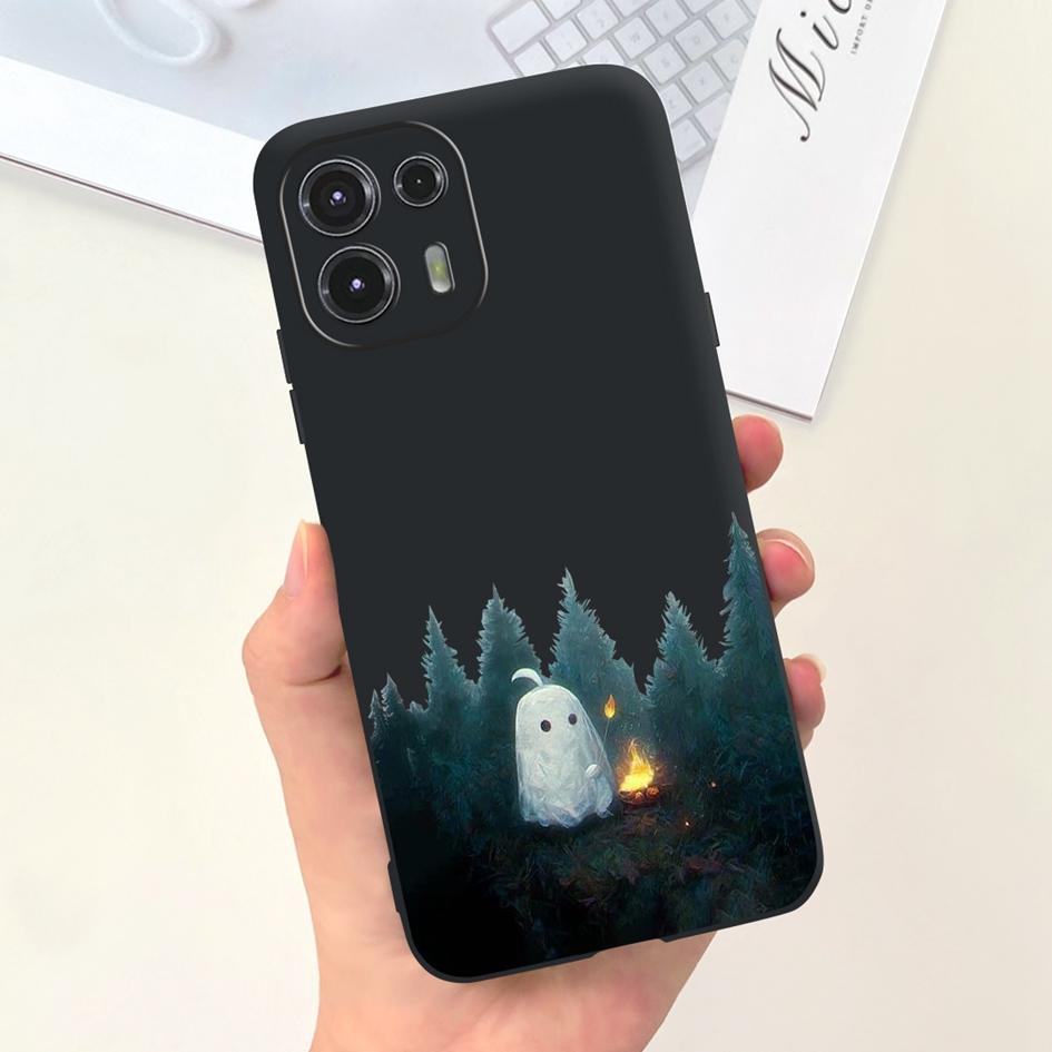 Чехол для Moto Edge 20 Lite XT2139-1 Funda Модный Расписной Черный Мягкий Силиконовый Защитный Чехол Для Motorola Edge 20 Fusion Coque