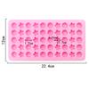 50 Cavities Star Chocolate Silicone Mould Porous Round Candy Biscuit Pudding Baking Tool Cake Decor Ice Cube Making Mold Gifts