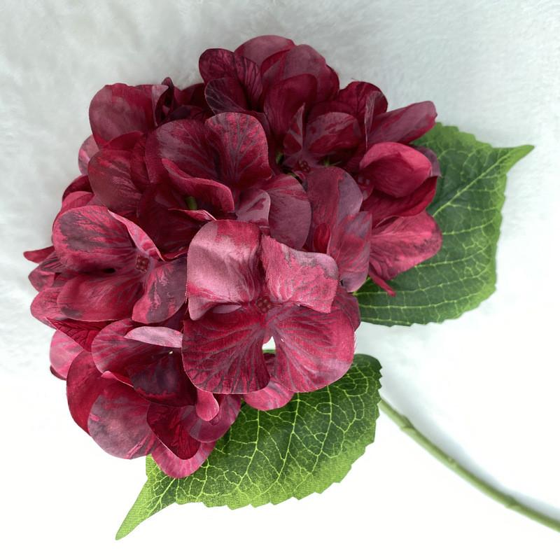 Silk Flowers Hydrangea 18in Realistic Wedding Home Decor Photography Gift Props