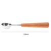 Retro Seal Wax Furnace Stove Pot Anti-Hot Wood Handle Sealings Wax Spoon For Wax Sealing Decorative Wax Stamp Stick Craft Gift