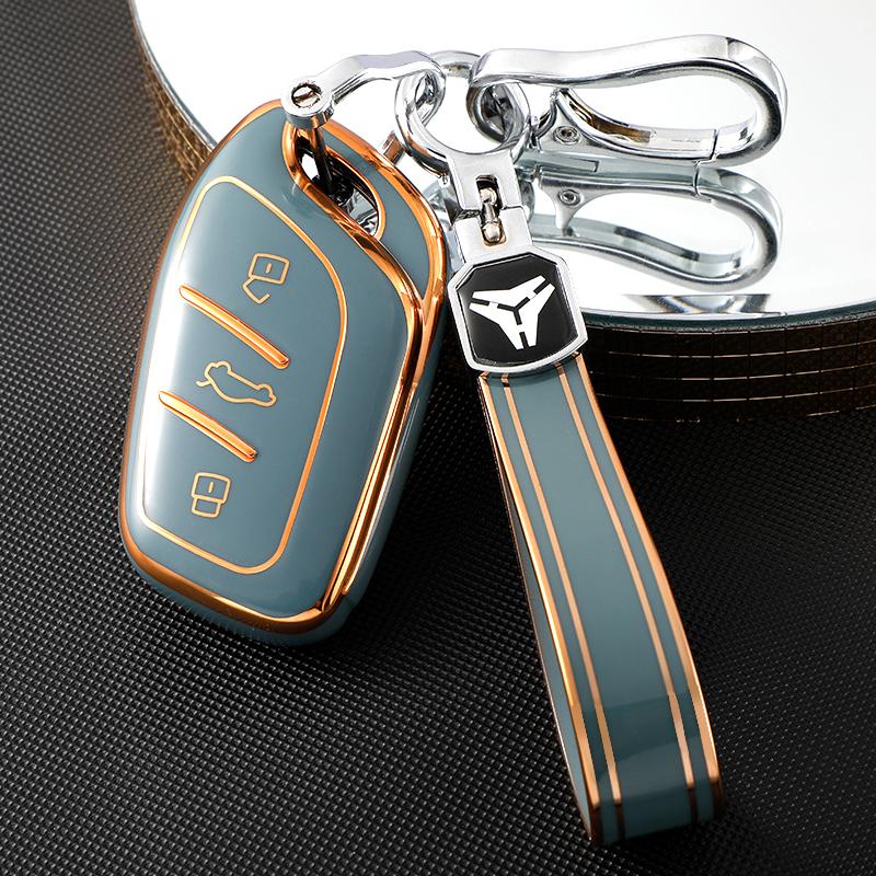 Для Roewe Rx3 Rx5 Rx8 Erx5 I6 I5 Для Mg 4 Mg4 Ev Mg Hs Gt Zs Ev Zx Mg5 Mg6 Чехол-футляр для брелока с 3 кнопками из ТПУ