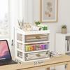 Desktop Jewelry Organizer Box Multi-Layer Storage for Office Stationery Pencils Student Supplies Bedroom Study Desk Organization