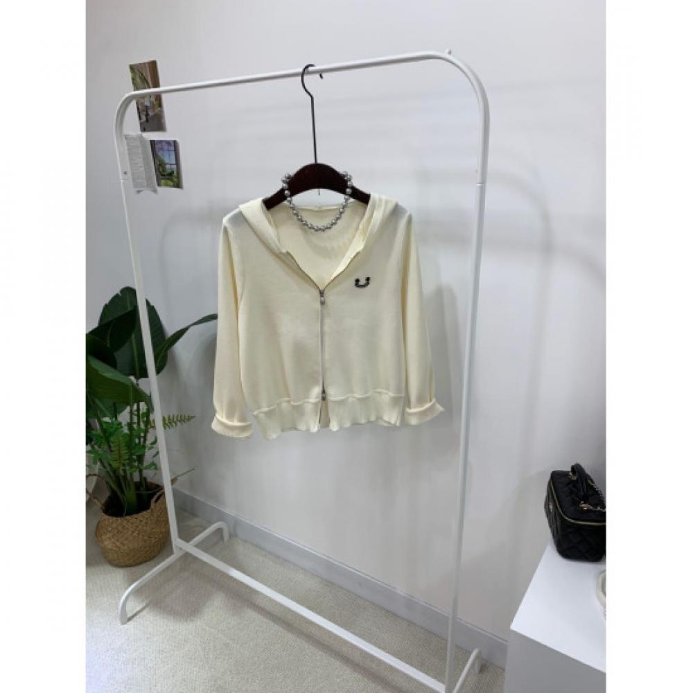 C S In The Room Knit Two Way Zip Up Cardigan 2Color C