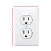5/10pcs Funny Fake Outlet Stickers, Prank Wall Decals for Office and Home, Power Socket Switch Stickers, Home Decoration.