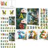 Christmas Dinosaur Letter Ornaments With Countdown Calendar For Holiday Decor And Gift Giving