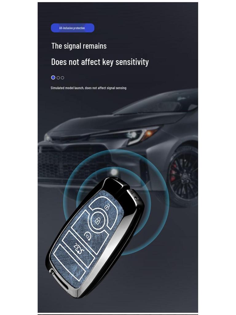 Lincoln Adventure Key Case: Fits Navigator, Aviator, MKZ, Continental, MKC, MKX Models