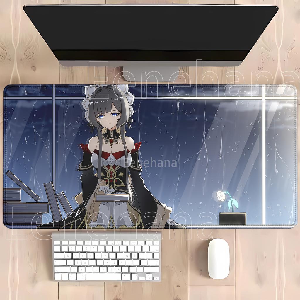 Genshin Impact Sandrone Pc Laptop Computer Mouse Pad Xxl Anime Kawaii Desk Mat NonSlip Base Rubber Hd Printing Keyboard Carpet
