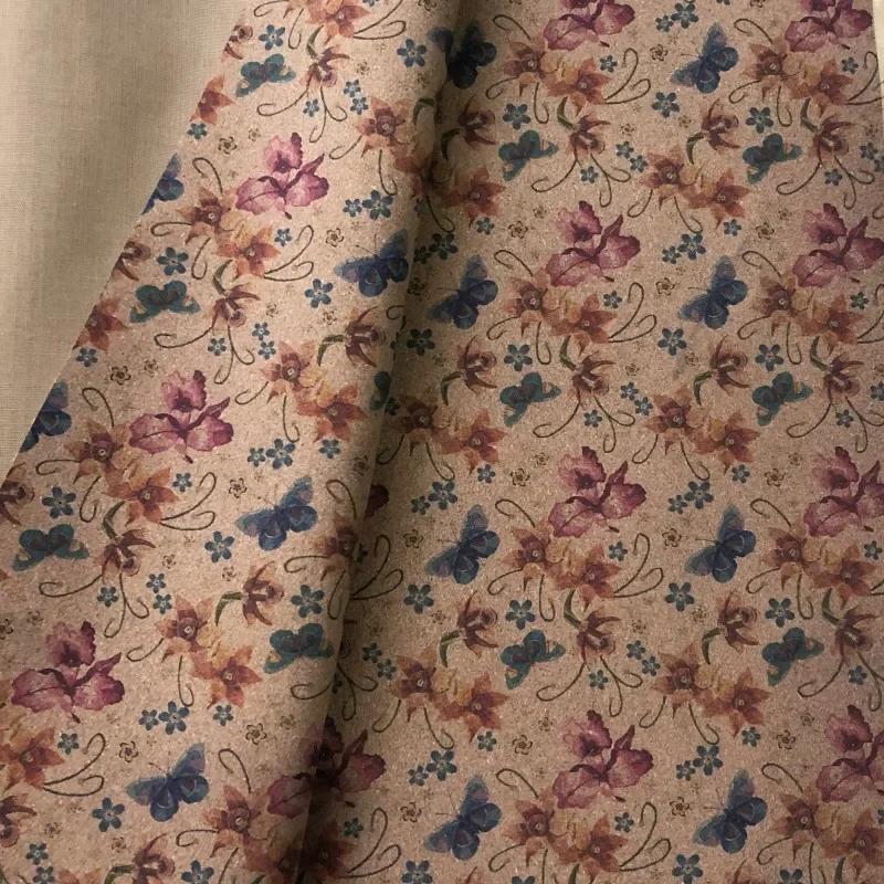 100x138cm Artificial PU Printed Leather Fabric for Background Decorative Shoes Fashion Fabrics DIY Design Material 0.5mm Thickn