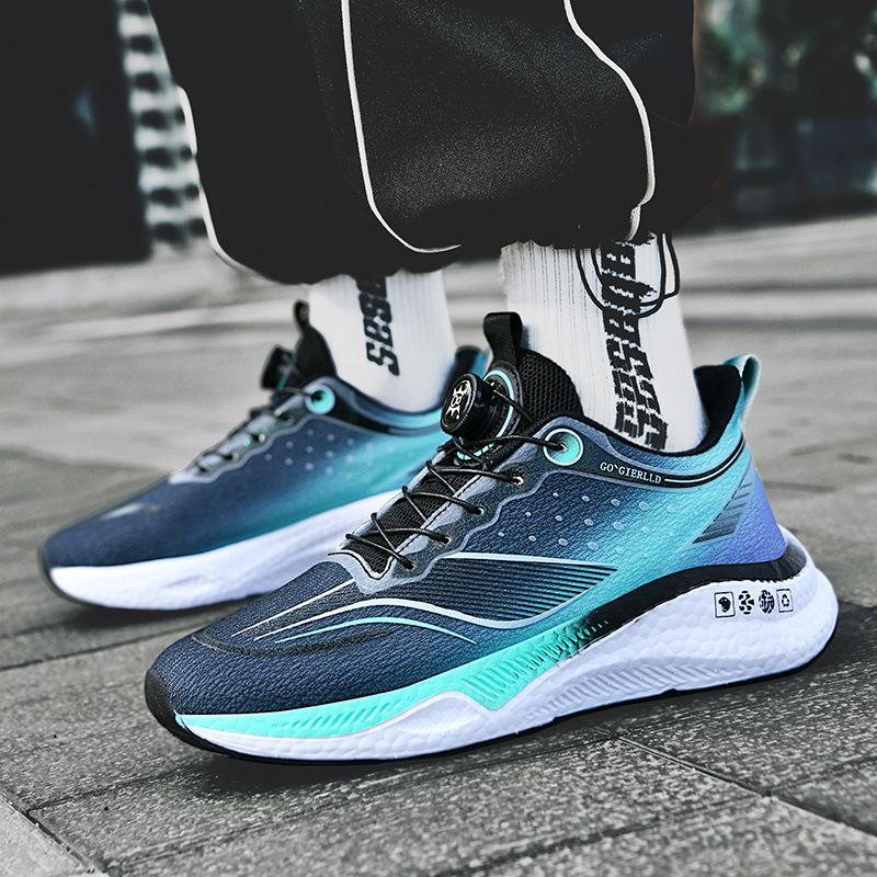 2025 couple red rabbit 6Pro running shoes spring and summer rotating buckle racing shock absorption ultra-light men's sports shoes trend thick sole