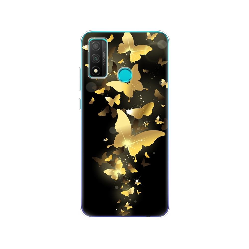 Чехол для Huawei P smart 2020, мягкий силиконовый чехол из ТПУ на заднюю панель телефона PSmart 2020 POT-LX1A, 6,21 дюйма, защитный чехол-бампер, чехол