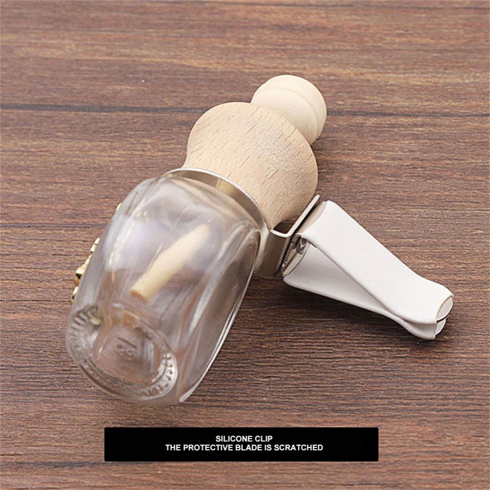 Автомобильный флакон духов, автомобильный подвесной кулон для духов, ароматный освежитель воздуха, пустой стеклянный диффузор для духов, флакон для автомобиля