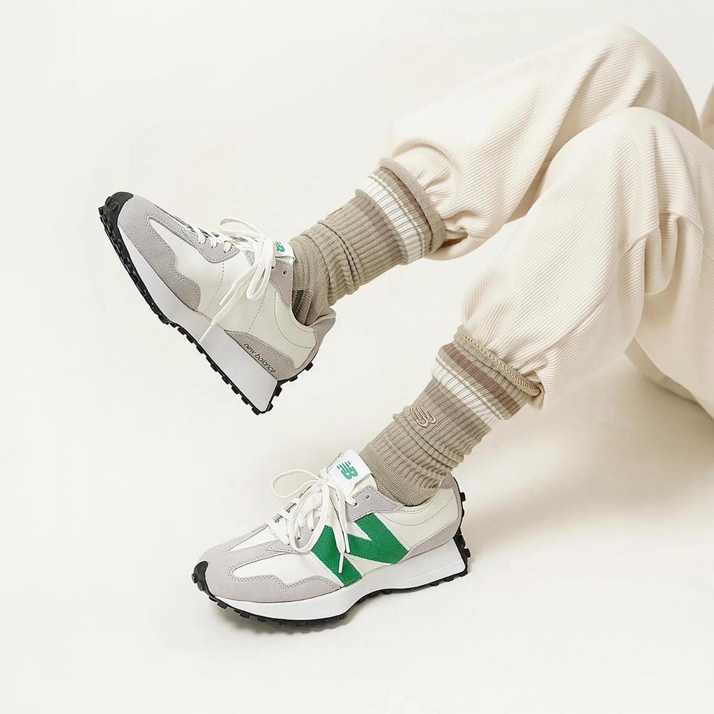 New Balance Womens 327 'Rain Cloud Varsity Green' (women's sizes) Rain Cloud / Varsity Green Running Shoes WS327LG