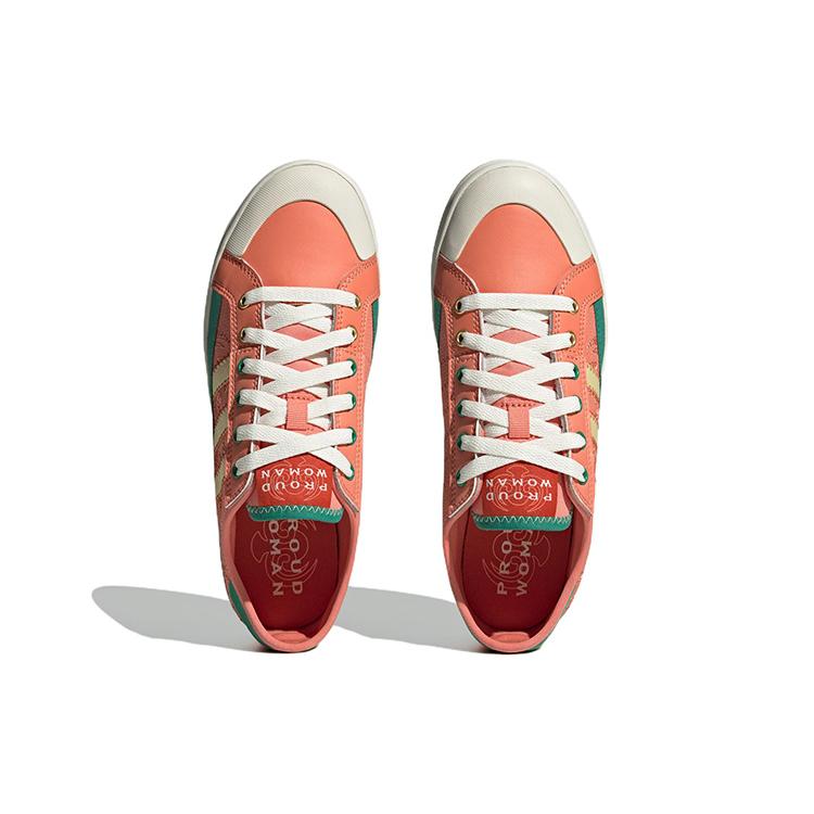 adidas Холст Neo City 'Оранжевый Желтый Зеленый' Женский HQ6934