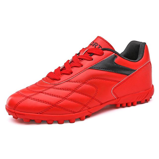 Men Soccer Shoes Anti -Slippery Futsal Kid Football Sneakers Indoor Sports Shoes Professional Training Tf Shoes Chuteira Society