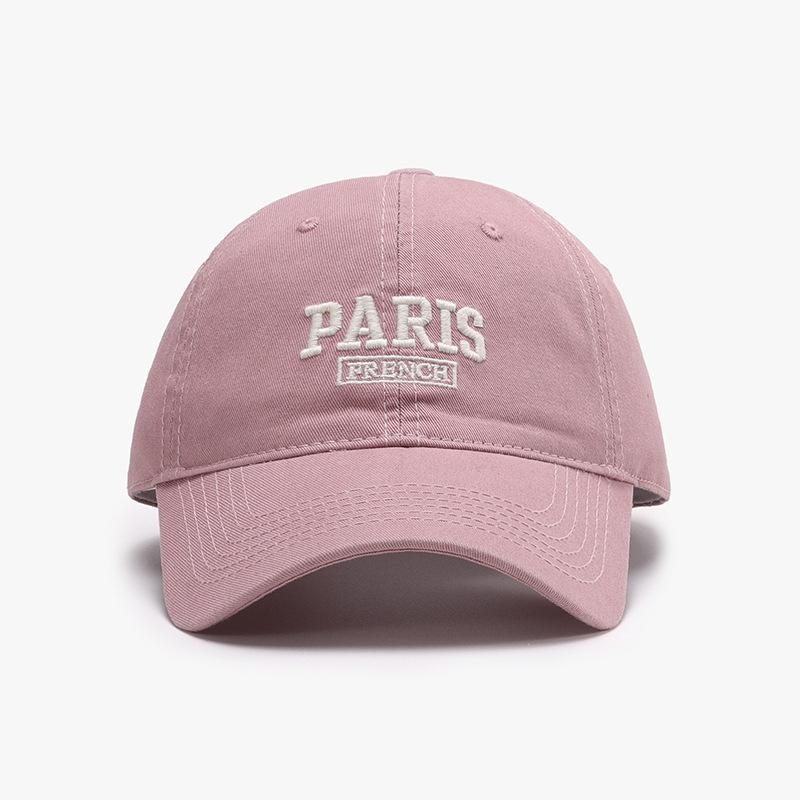 Korean Style Embroidery Letter Baseball Cap For Men Women Ponytail Hats Cotton Outdoor Simple Visor Summer Casual Peaked Cap New