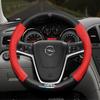 Для Opel OPCline ASTRA CORSA INSIGNIA MOKKA VECTRA GTC Tigra Карбоновое волокно Кожа Чехол на руль автомобиля Противоскользящие аксессуары