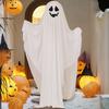 Halloween Ghost Decoration Outdoor Indoor Ghost Stand with String Lights Spooky Ghost Decor for Yard Front Porch Halloween Party Display
