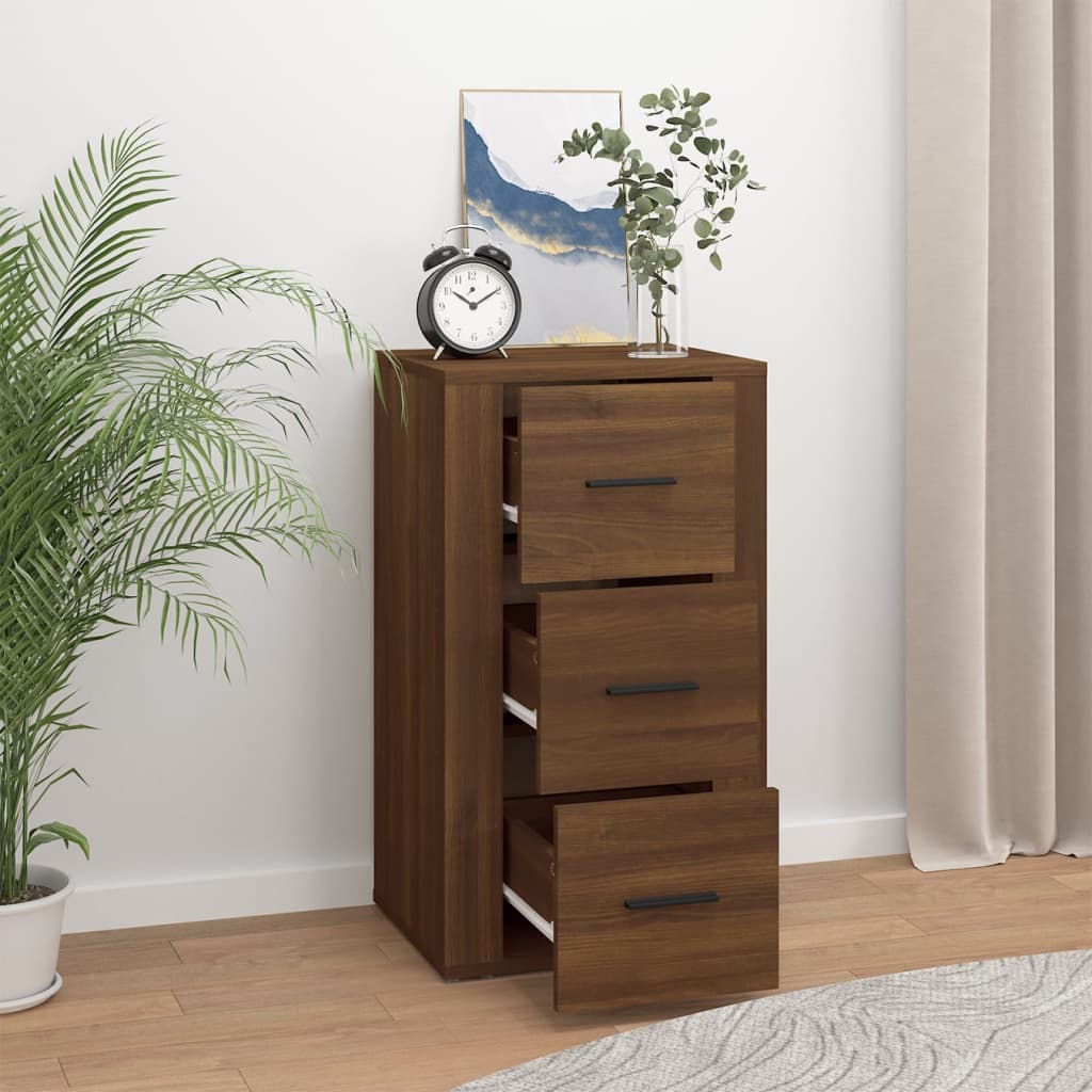 vidaXL Sideboard Braun Eichen-Optik 40x33x70 cm Holzwerkstoff