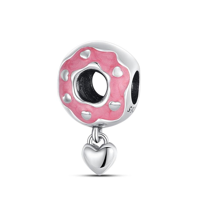 100% 925 Sterling Silver Coffee Cake Pizza Kola Avocado Food Charms Bead Fit 925 Original Bracelets DIY Making Jewelry