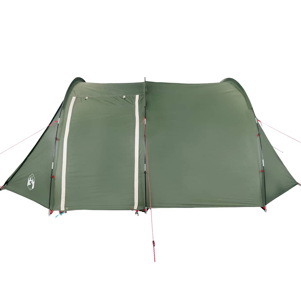 Tunnel Tent for 4 Persons Green Waterproof
