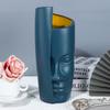 Exquisite Abstract Face Flower Vase Shatterproof Plastic Flower Pot Nordic Vase  Flower Arrangement