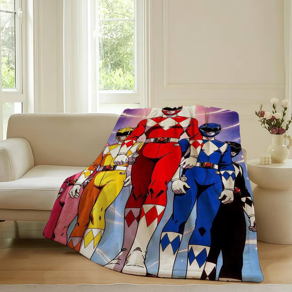 Adventure TV P Power R RangerS Blanket For Sofa Office Bed Plane Travel Sleep Read Relax Camping Soft And Warm
