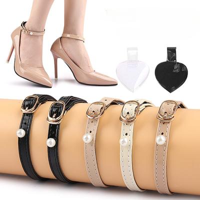 1 пара шнурков для высоких каблуков, регулируемые модные женские шнурки для обуви, удерживающие лодыжку, свободные противоскользящие шнурки, завязывающиеся ремни