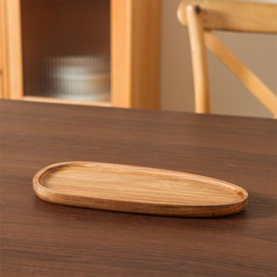 Деревянный поднос для подачи небольших закусок, деревенский поднос неправильной формы для десертов, декоративный поднос для растений, свечей, ключей, ювелирных изделий и часов.