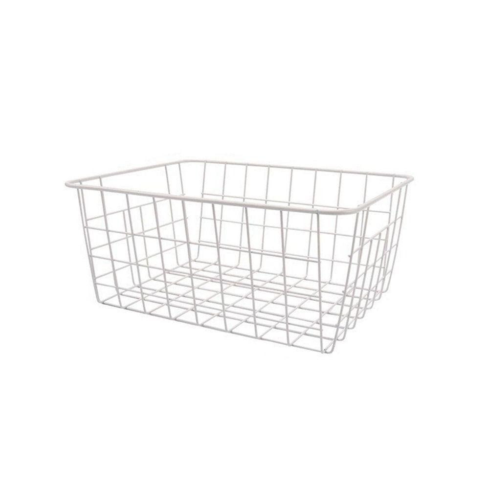 With Built-in Handle Storage Basket Large Capacity Sundries Container for Bathroom Kitchen
