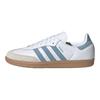 adidas Samba OG Белый Пепельный Синий Камедь Женские Кроссовки Облачно-Белый Алюмина JS1391
