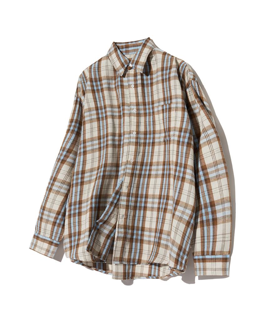 STANDARDERROR [2Pack] Long-Sleeve Check Shirt Package (15 Types) (B Type)
